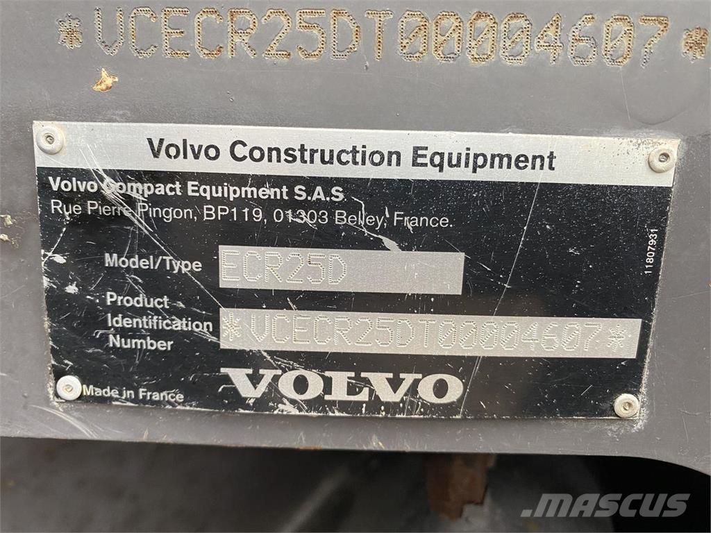 Volvo ECR25 Hjulgrävare