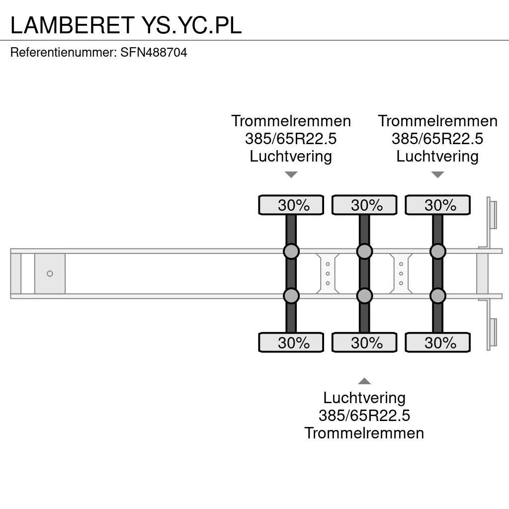 Lamberet YS.YC.PL Skåptrailer Kyl/Frys/Värme