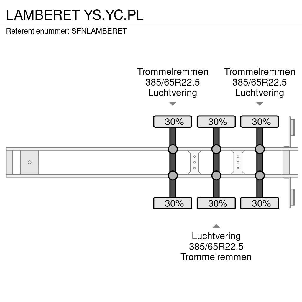Lamberet YS.YC.PL Skåptrailer Kyl/Frys/Värme