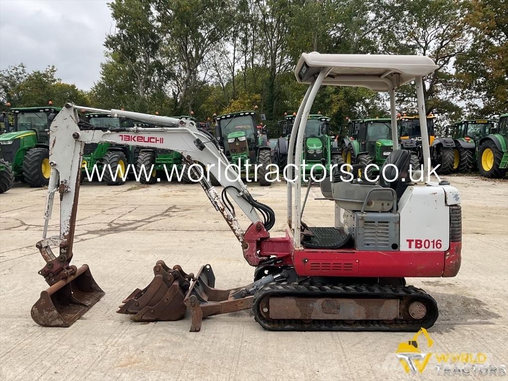 Takeuchi TB 016 Minigrävare < 7t