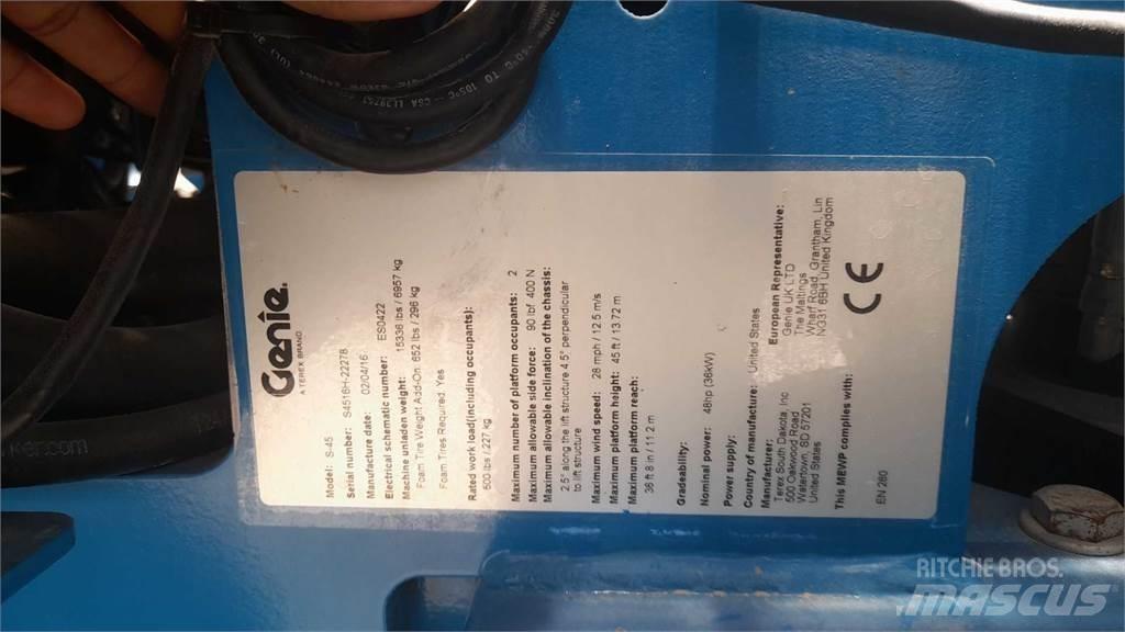 Genie S45 Teleskop bomliftar