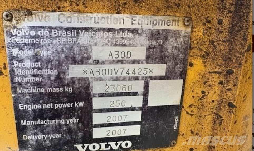 Volvo A 30 D Midjestyrd dumper