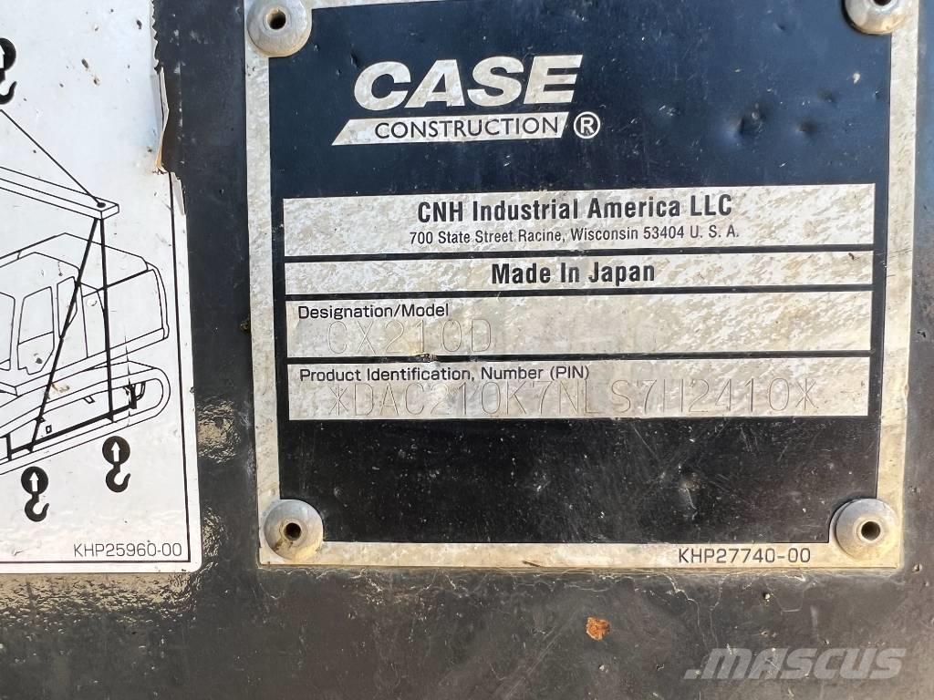 CASE CX 210 D Bandgrävare