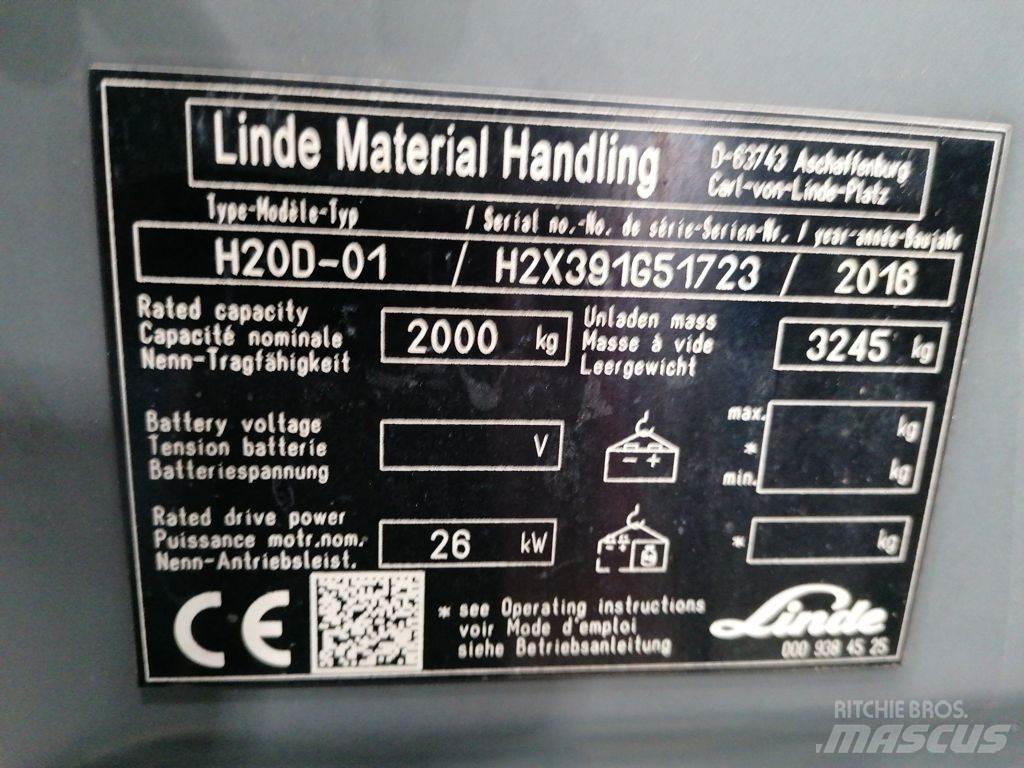 Linde H20D-01 Dieselmotviktstruckar
