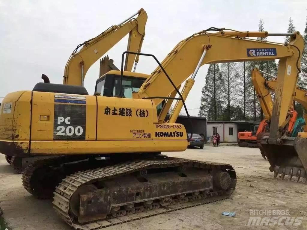 Komatsu pc200-7 Bandgrävare
