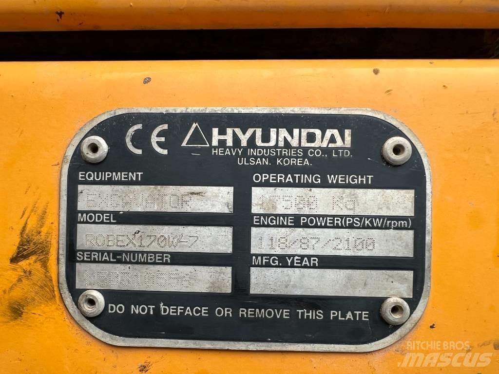 Hyundai R 170W-7 Hjulgrävare
