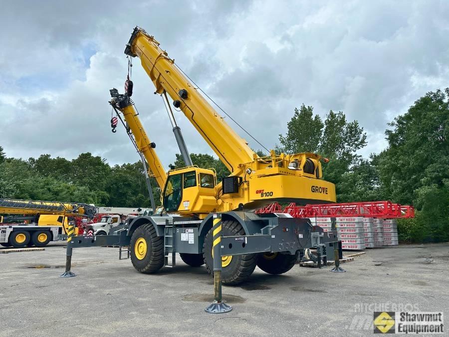 Grove GRT 8100 Terrängkranar (Grov terräng)