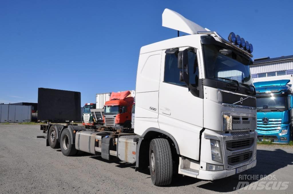 Volvo FH500 6X2 Växelflak-/Containerbilar