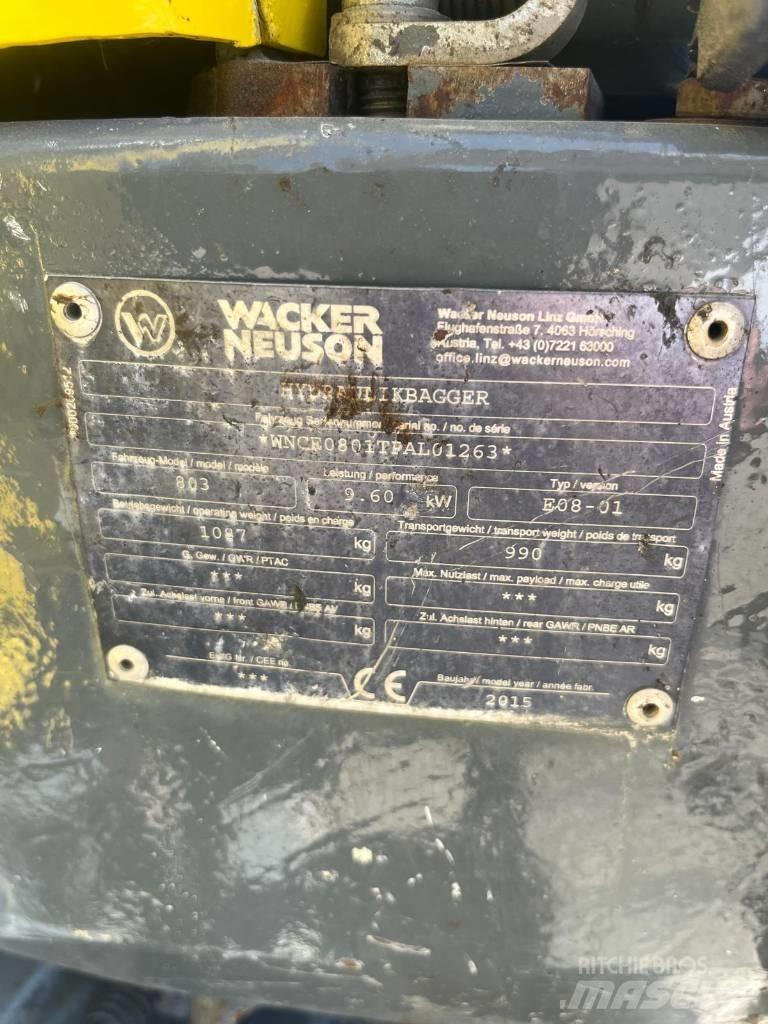 Wacker Neuson 803 RD Minigrävare < 7t