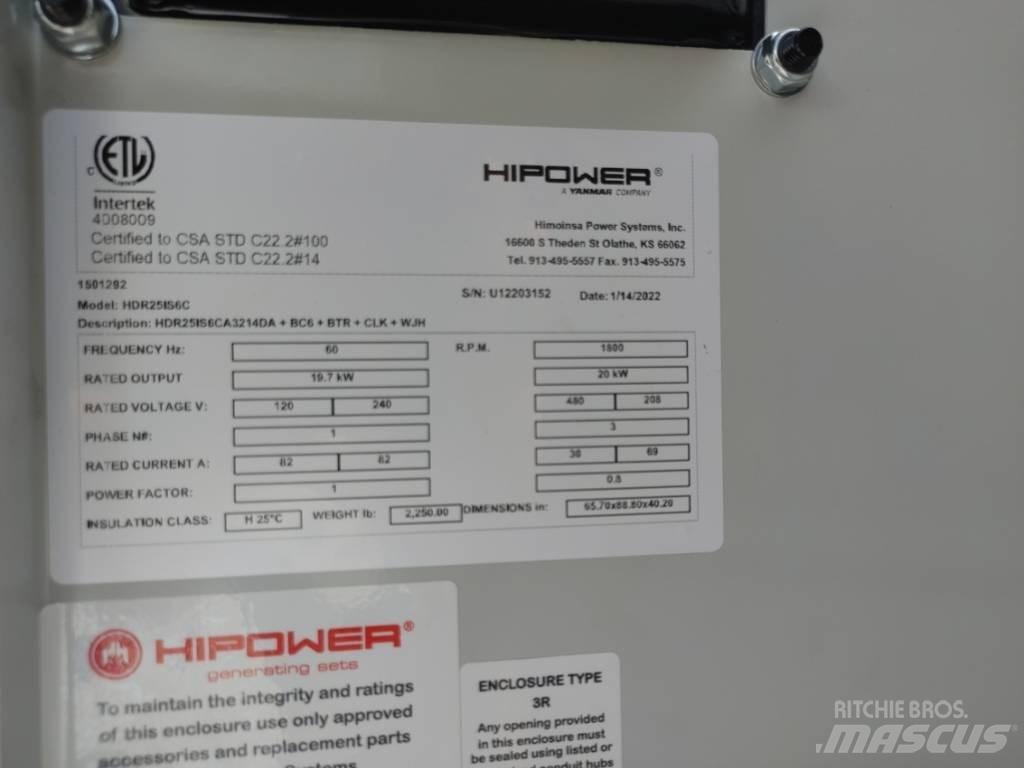 Hipower HRIW-25 Dieselgeneratorer