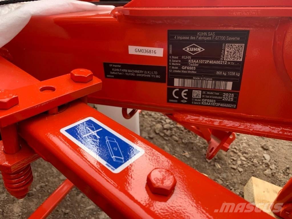 Kuhn GF6503 TEDDER Vändare och luftare