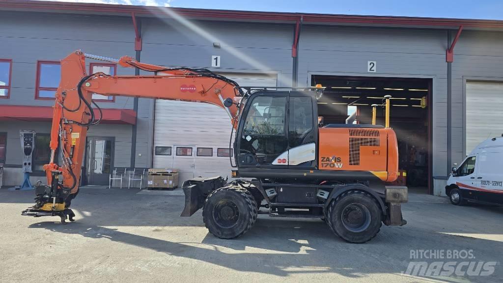 Hitachi ZX 170 W-5 Hjulgrävare