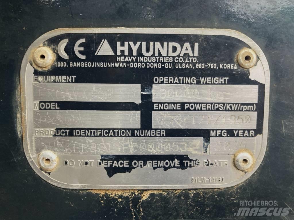 Hyundai HX 300 L Bandgrävare