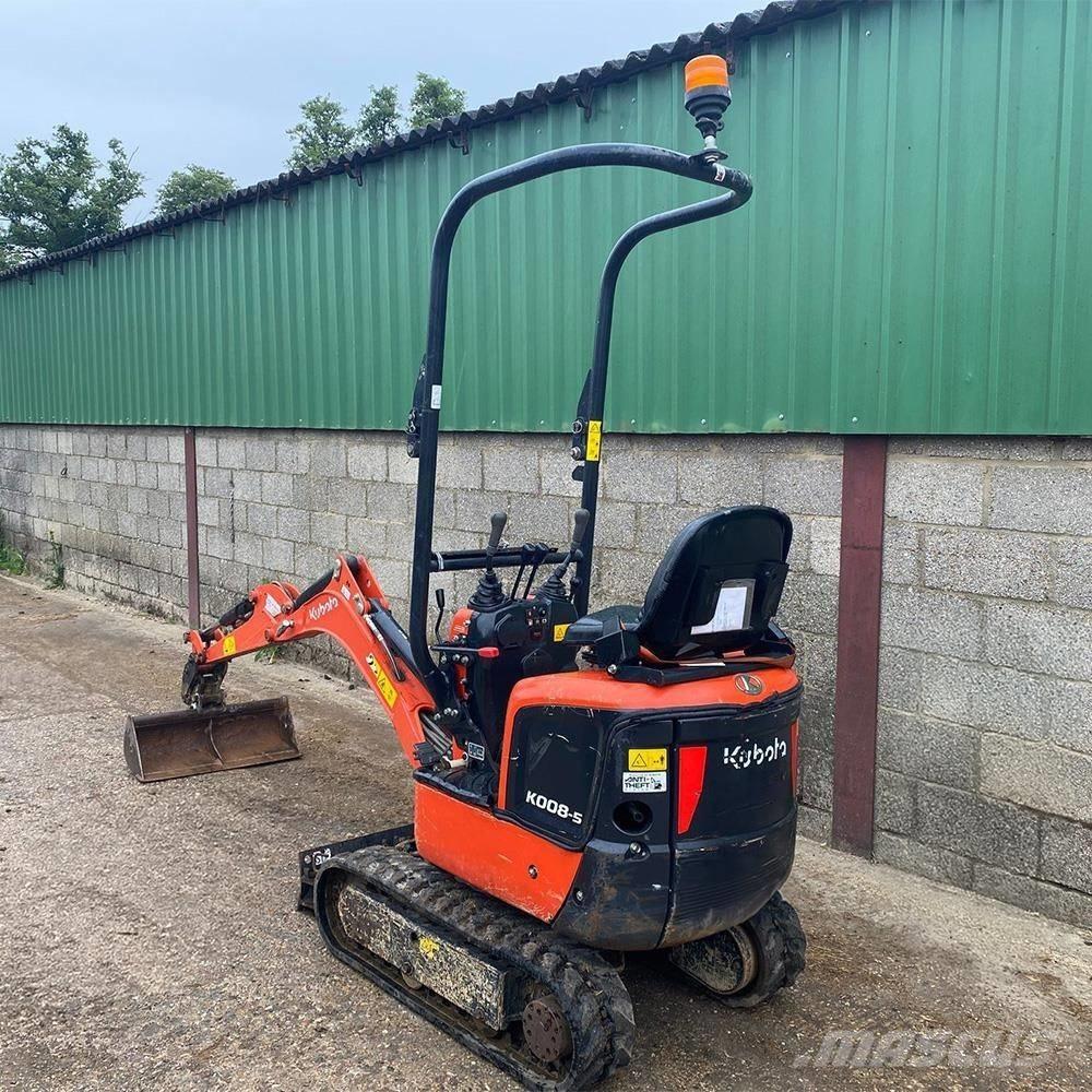 Kubota K 008-5 Minigrävare < 7t