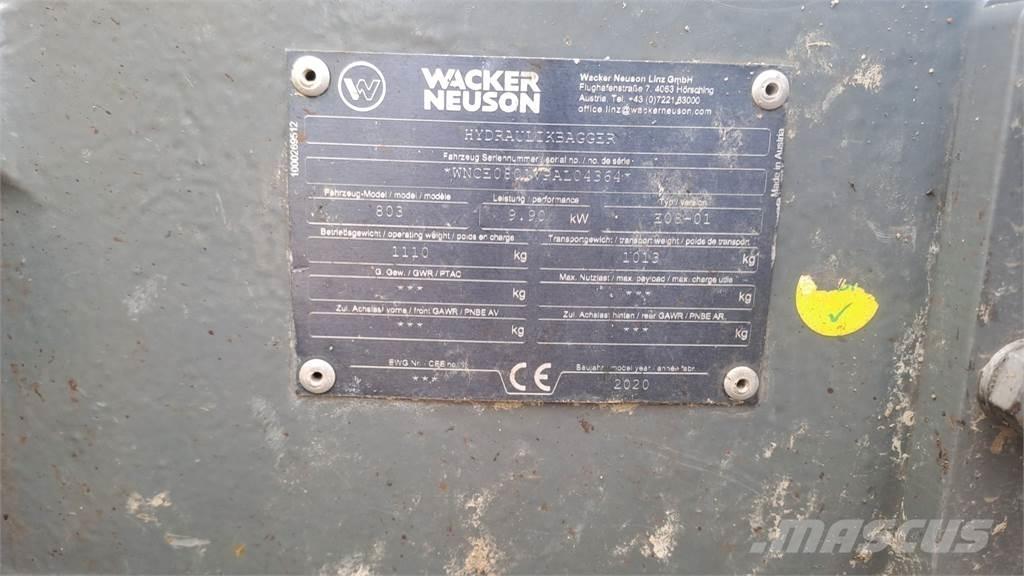 Wacker Neuson 803 Bandgrävare