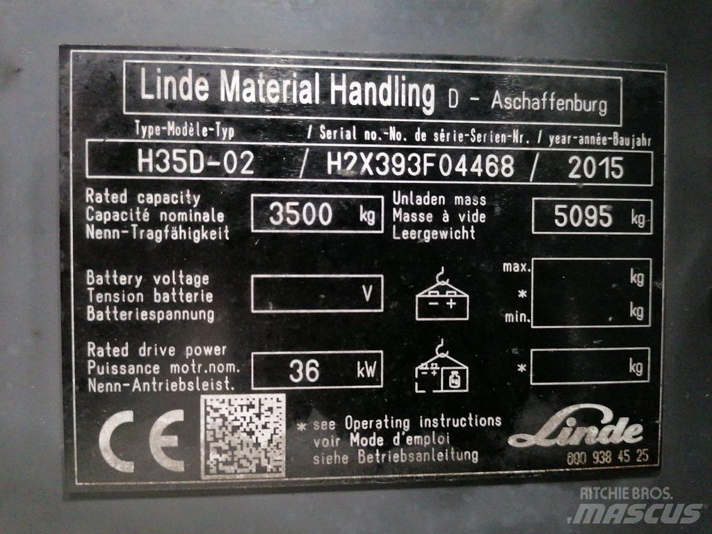 Linde H35D-02 Dieselmotviktstruckar