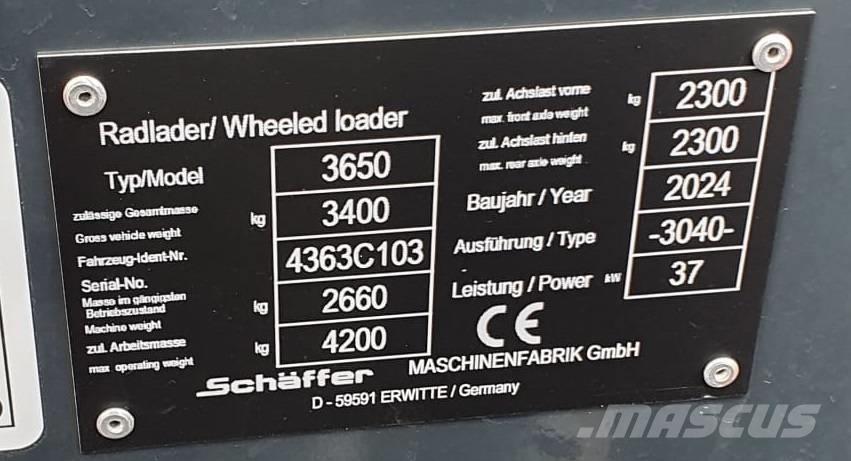 Schäffer 3650 Minilastare