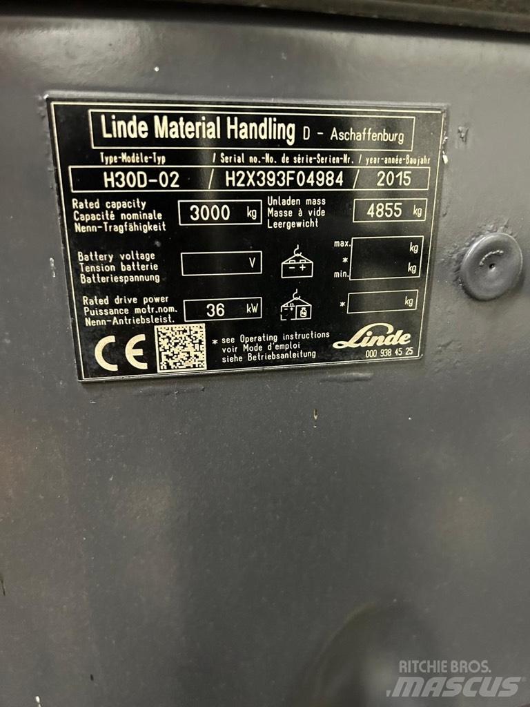 Linde H30D-02 EVO Dieselmotviktstruckar