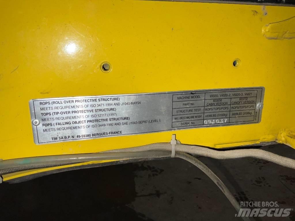 Yanmar Vio 20 / vio 25 Hytter och interiör