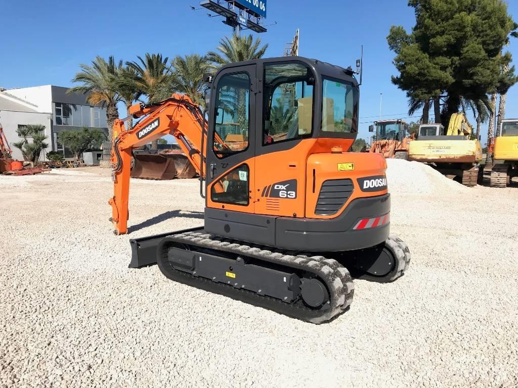Doosan DX 63-3 Minigrävare < 7t