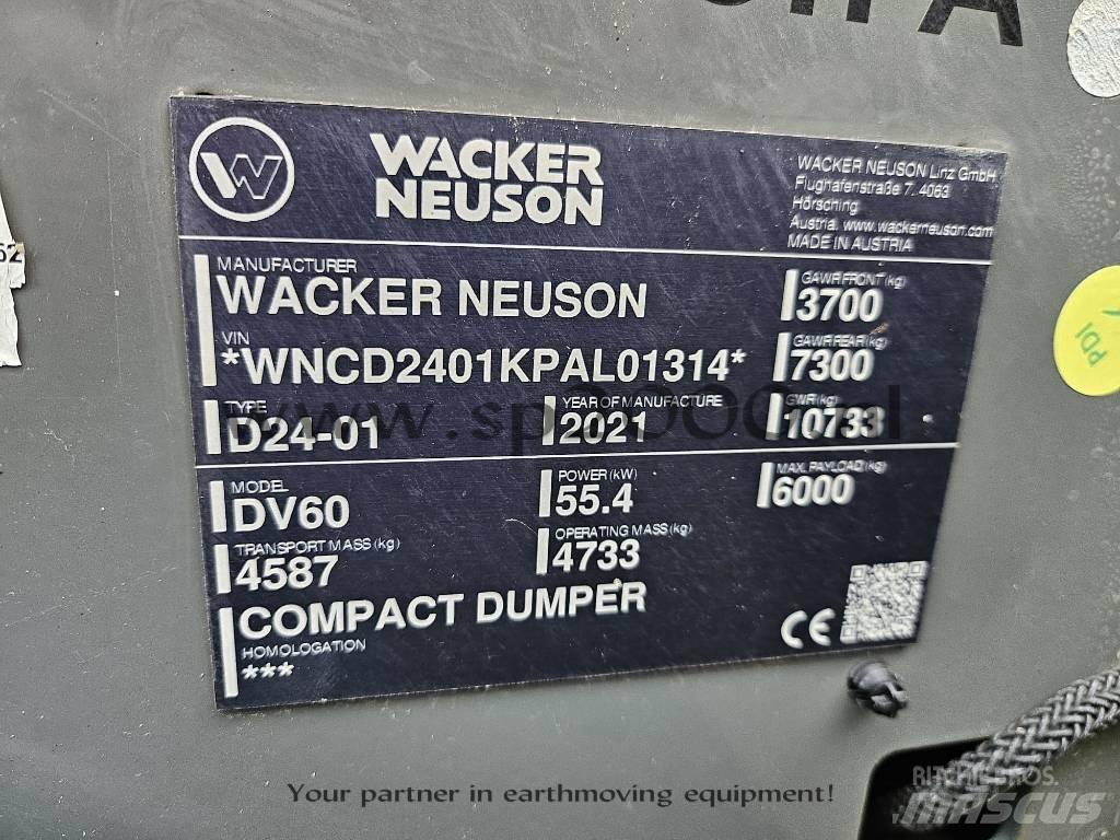 Wacker Neuson DV 60 Minidumprar
