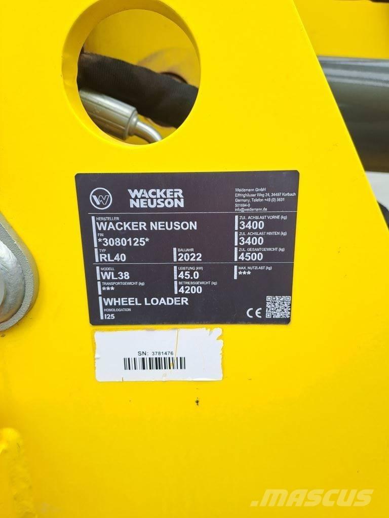 Wacker Neuson WL38 Hjullastare