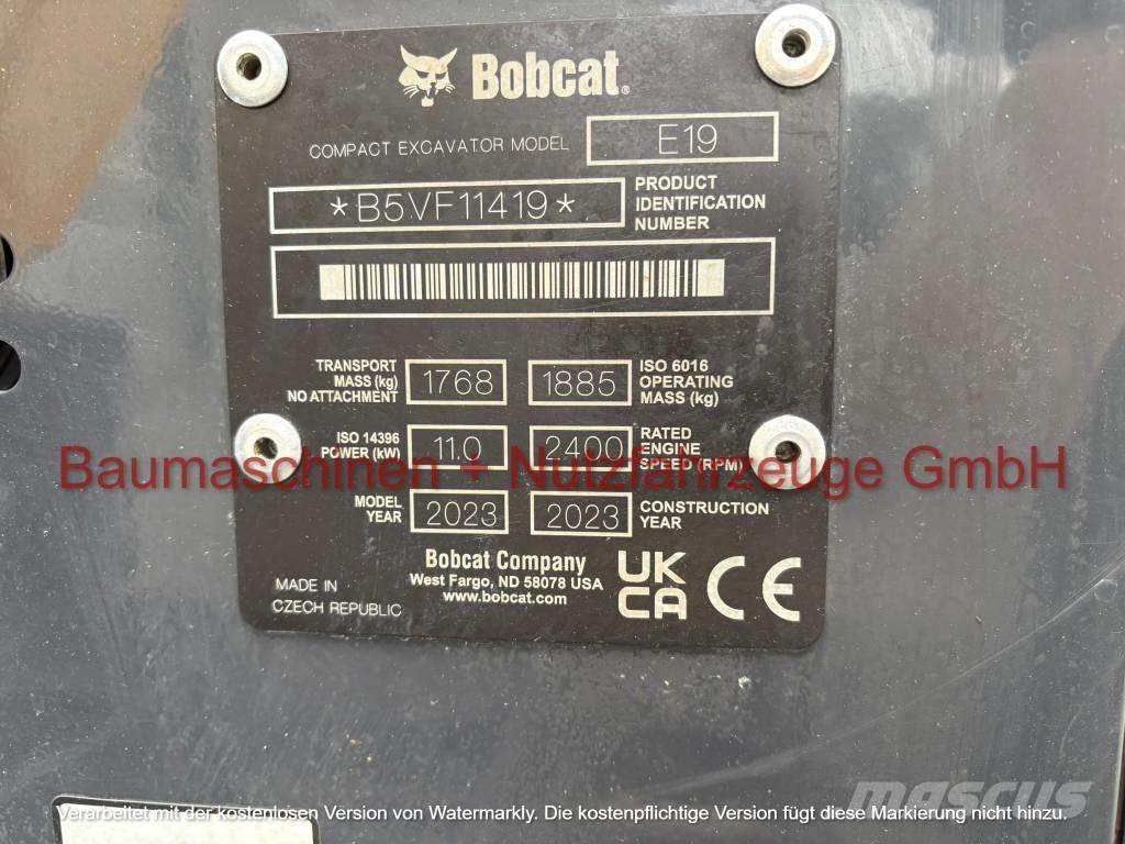 Bobcat E 19 Minigrävare < 7t
