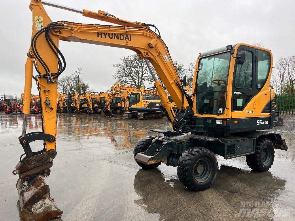 Hyundai R55W-9A Hjulgrävare