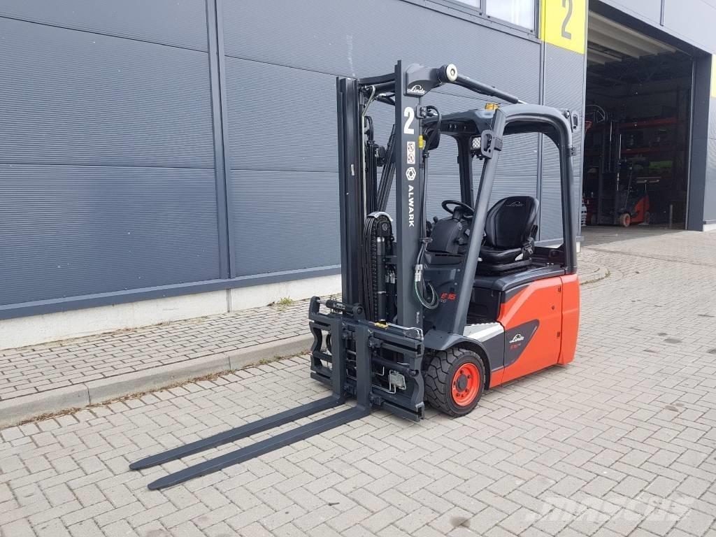 Linde E16C Elmotviktstruckar