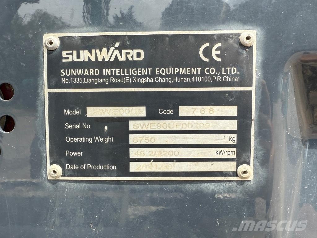 Sunward SWE 90 Midigrävmaskiner 7t - 12t