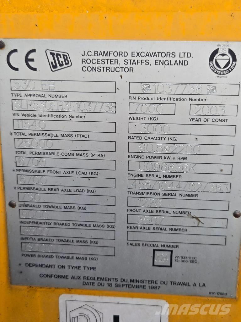 JCB 530 Teleskoplastare