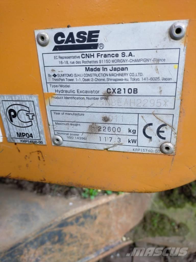 CASE 210 CX B Bandgrävare