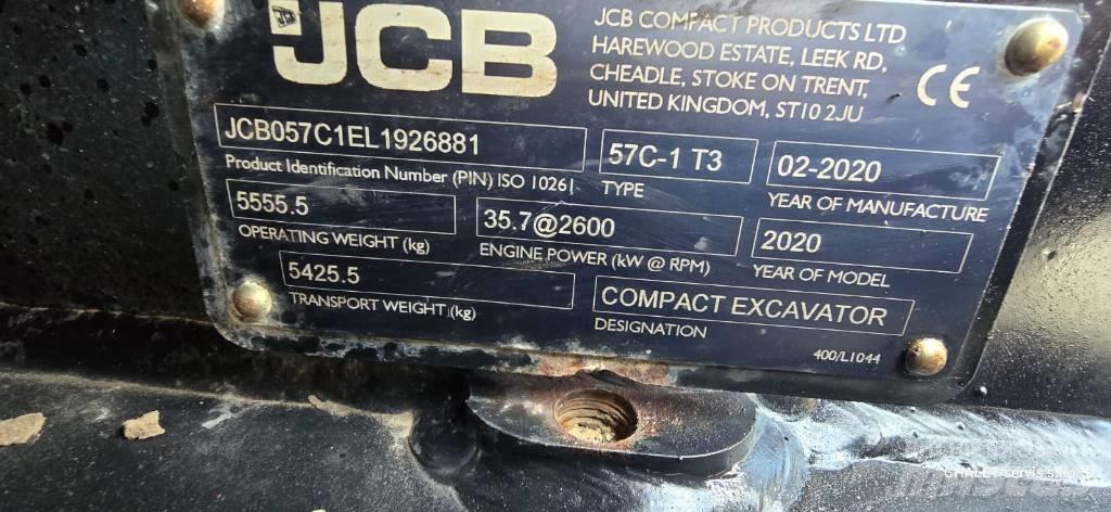 JCB 57 C-1 Minigrävare < 7t