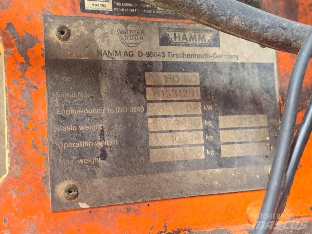 Hamm HD 110 Tvåvalsvältar