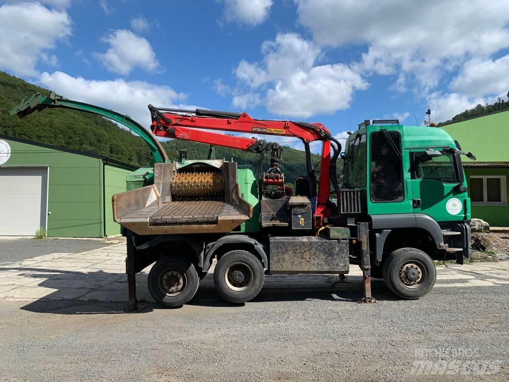 MAN - JENZ TGS 6x4 Flishuggar