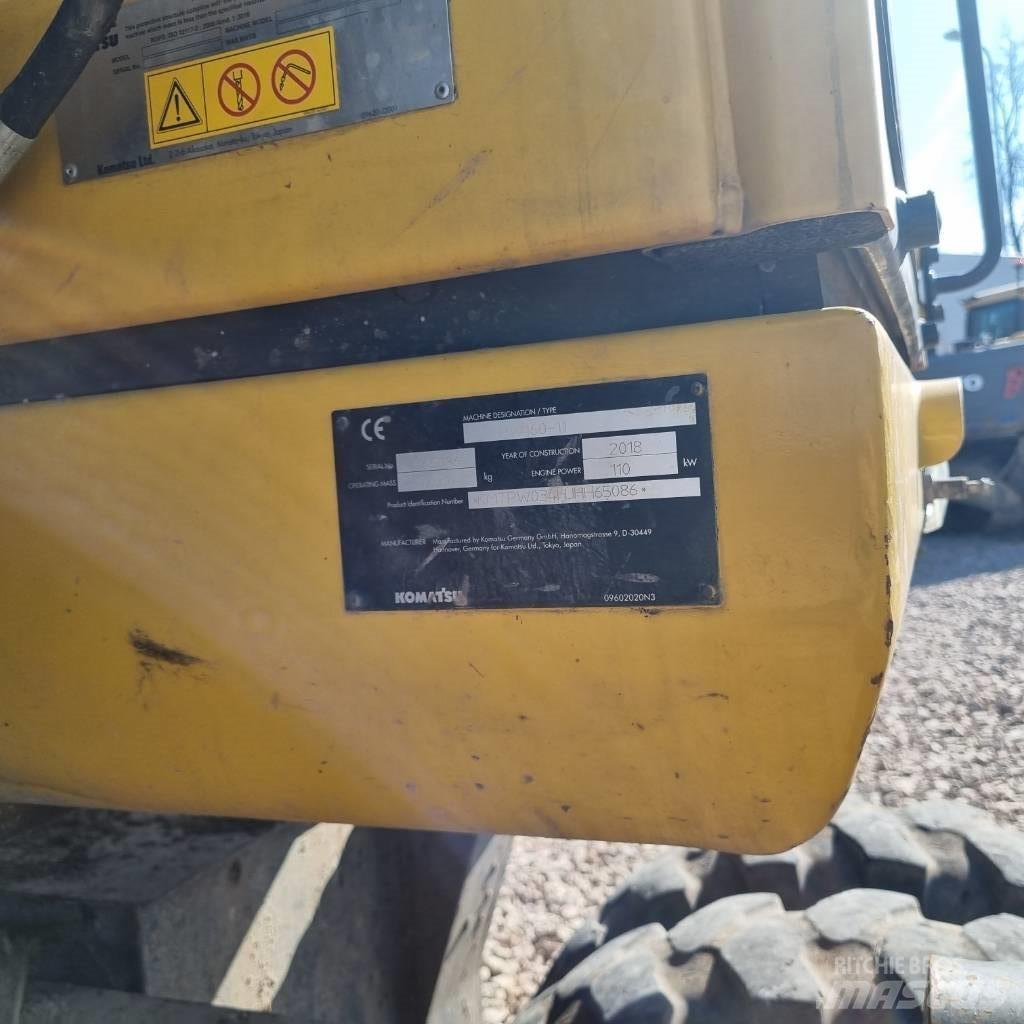 Komatsu PW160 - 11 Hjulgrävare