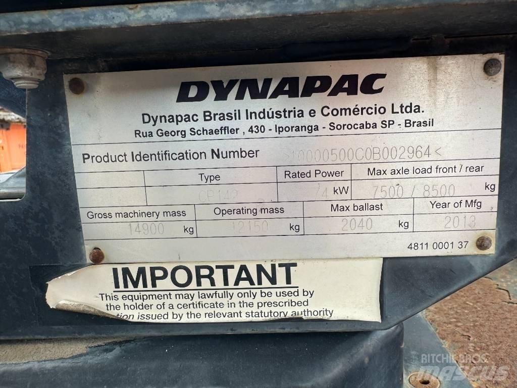 Dynapac CP 142 Pneumatiska Hjulvältar