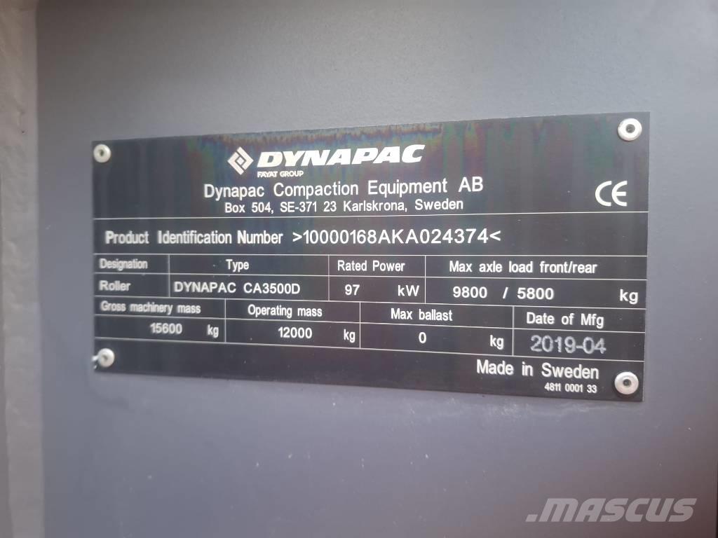 Dynapac CA 3500 D Envalsvältar
