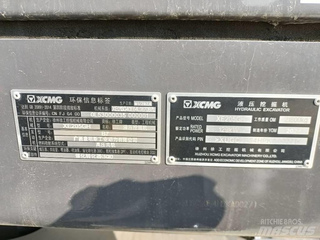 XCMG XE205GH Bandgrävare