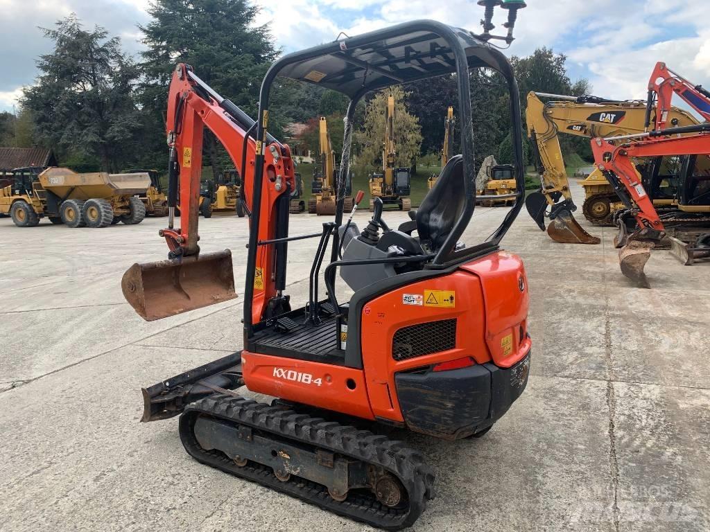 Kubota KX 018-4 Minigrävare < 7t