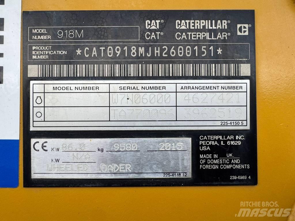 CAT 918 M Hjullastare