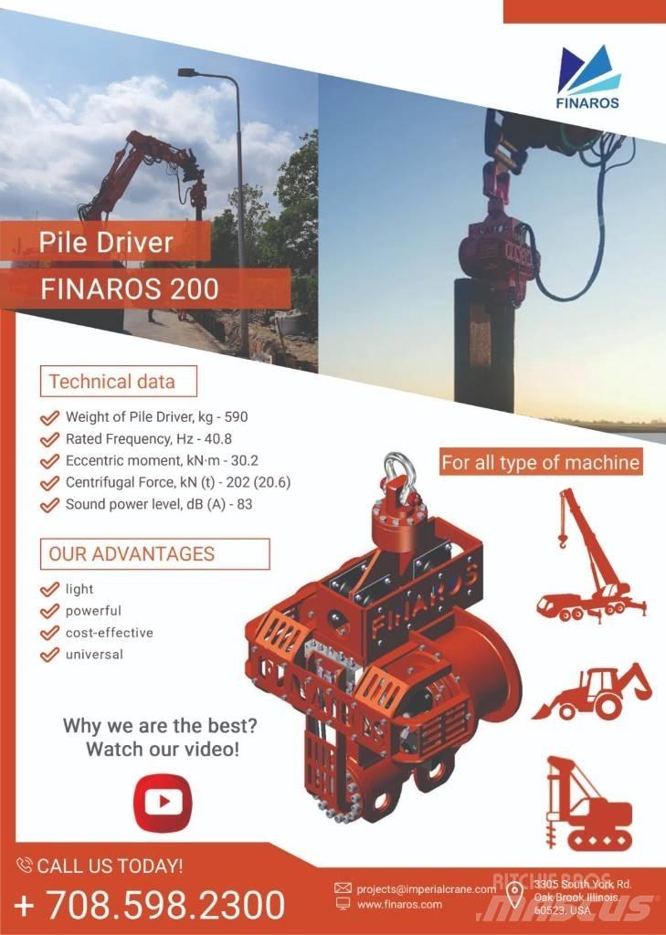  Finaros FR200 Hydrauliska hejare
