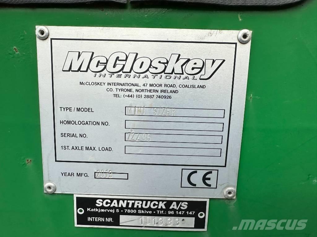 McCloskey MINI SIZER Mobila krossar