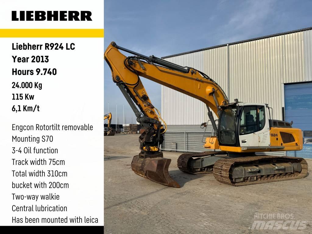 Liebherr R 924 Bandgrävare