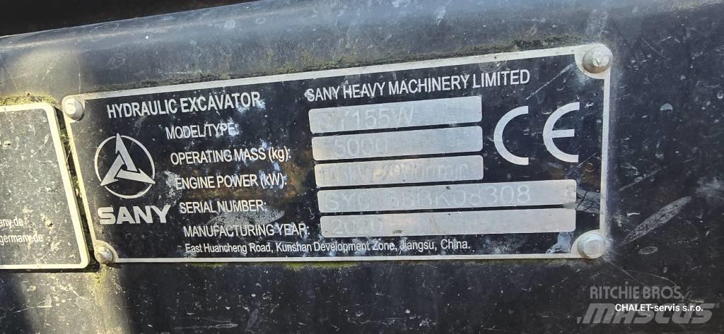 Sany SY 155 W Hjulgrävare