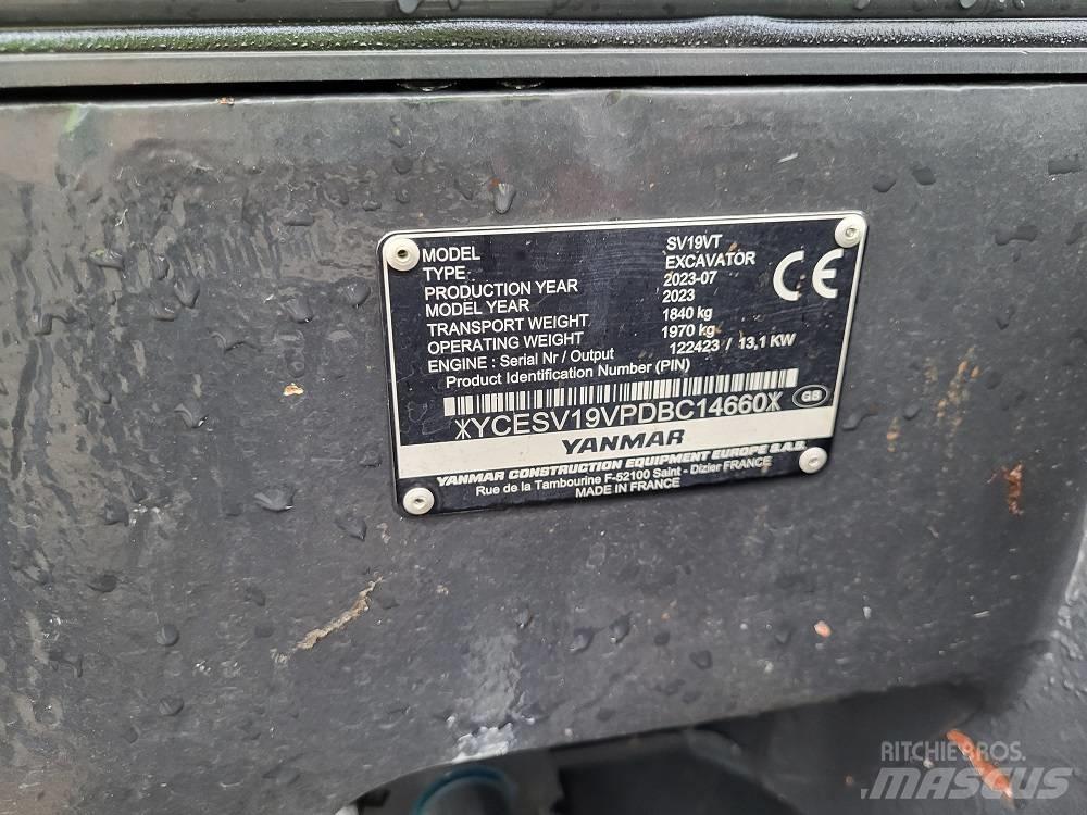 Yanmar SV 19 VT Minigrävare < 7t
