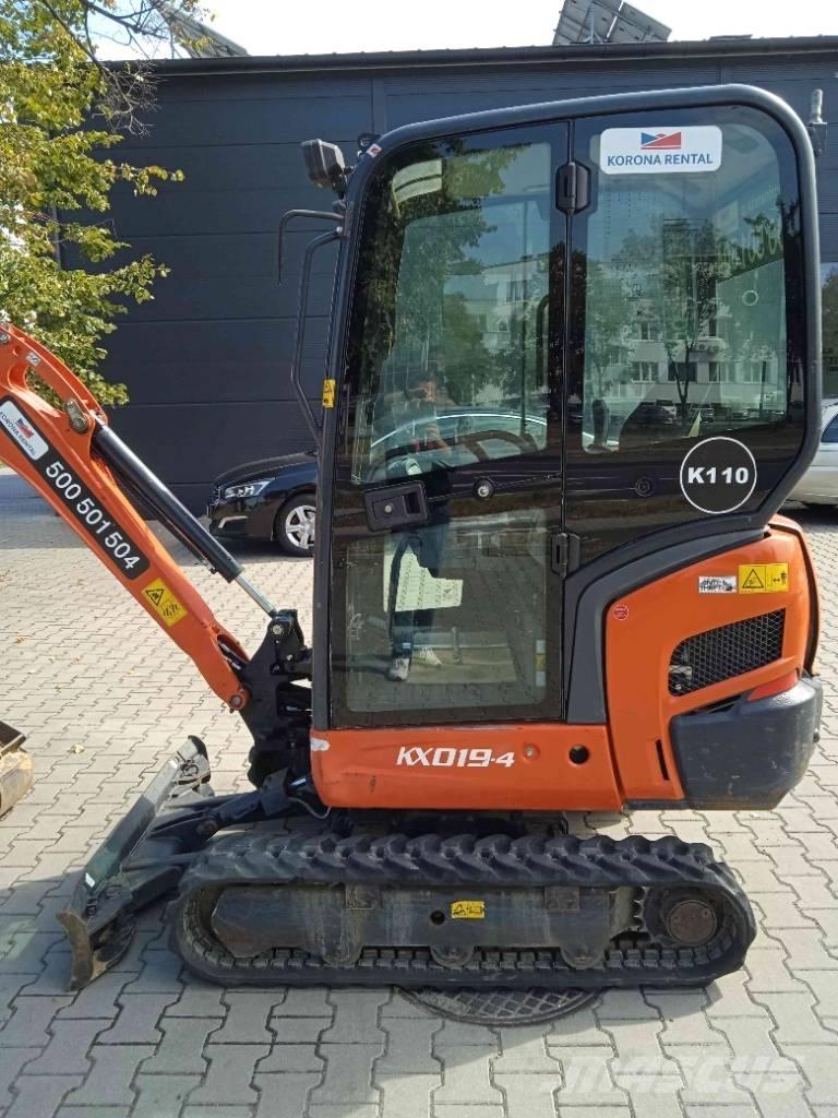 Kubota KX 019-4 Minigrävare < 7t