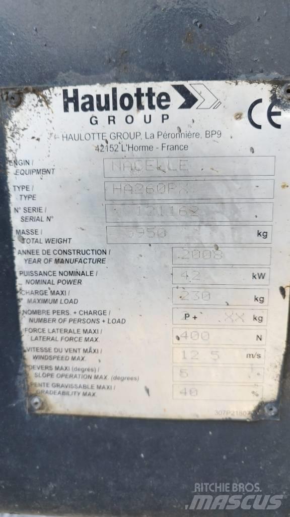Haulotte HA 260 PX Bomliftar