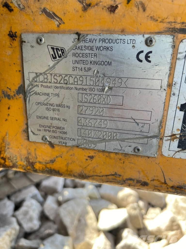 JCB JS 260 XD Motorer