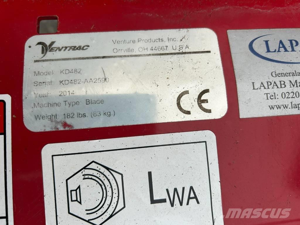 Ventrac KD482 Plogar